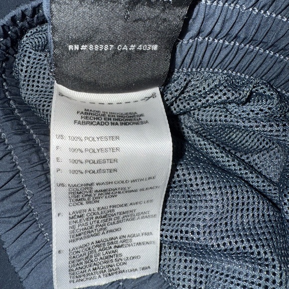 Adidas Men's Navy Joggers with White Stripes - Picture 3 of 7